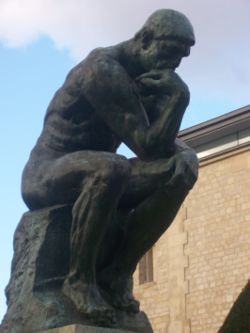 The Thinker by Rhodin.
